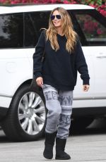 HEIDI KLUM Out and About in Hollywood 02/10/2018
