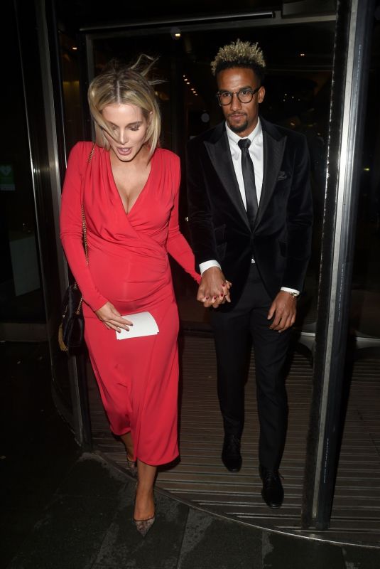 HELEN FLANAGAN Leaves Kym Marsh Footprint Charity Ball in Manchester 02/10/2018