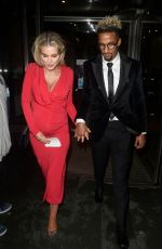 HELEN FLANAGAN Leaves Kym Marsh Footprint Charity Ball in Manchester 02/10/2018