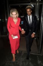 HELEN FLANAGAN Leaves Kym Marsh Footprint Charity Ball in Manchester 02/10/2018
