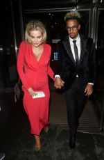 HELEN FLANAGAN Leaves Kym Marsh Footprint Charity Ball in Manchester 02/10/2018