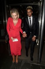 HELEN FLANAGAN Leaves Kym Marsh Footprint Charity Ball in Manchester 02/10/2018