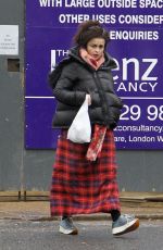 HELENA BONHAM CARTER Out in Hampstead 02/10/2018