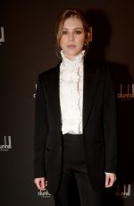 HERMIONE CORFIELD at Dunhill and GQ Pre-bafta Filmmakers Dinner Party in London 02/15/2018