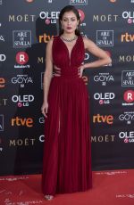 HIBA ABOUK at 32nd Goya Awards in Madrid 02/03/2018