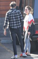 HILARY DUFF and Matthew Koma at Veterinarian Office in Los Angeles 02/06/2018