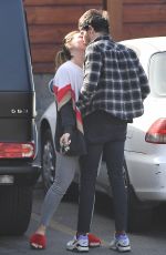 HILARY DUFF and Matthew Koma at Veterinarian Office in Los Angeles 02/06/2018