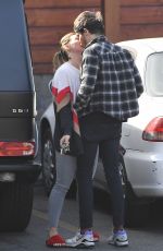 HILARY DUFF and Matthew Koma at Veterinarian Office in Los Angeles 02/06/2018