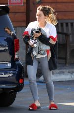 HILARY DUFF and Matthew Koma at Veterinarian Office in Los Angeles 02/06/2018