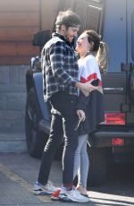 HILARY DUFF and Matthew Koma at Veterinarian Office in Los Angeles 02/06/2018