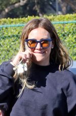 HILARY DUFF Arrives at a Hair Salon in Beverly Hills 02/09/2018