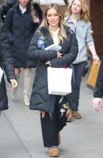 HILARY DUFF on the Set of Younger in New York 02/20/2018