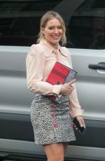 HILARY DUFF on the Set of Younger in New York 02/20/2018
