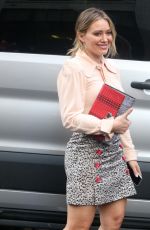 HILARY DUFF on the Set of Younger in New York 02/20/2018