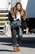 HILARY DUFF on the Set of Younger in New York 02/27/2018