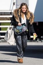 HILARY DUFF on the Set of Younger in New York 02/27/2018