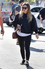 HILARY DUFF Out and About in Los Angeles 02/09/2018