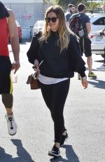 HILARY DUFF Out and About in Los Angeles 02/09/2018
