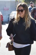 HILARY DUFF Out and About in Los Angeles 02/09/2018