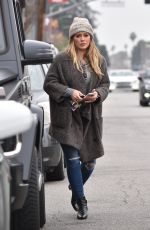 HILARY DUFF Out and About in Toluca Lake 02/10/2018