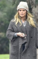 HILARY DUFF Out and About in Toluca Lake 02/10/2018