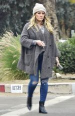 HILARY DUFF Out and About in Toluca Lake 02/10/2018