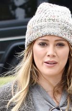 HILARY DUFF Out and About in Toluca Lake 02/10/2018