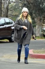 HILARY DUFF Out and About in Toluca Lake 02/10/2018