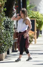HILARY DUFF Out for Lunch in Los Angeles 02/15/2018