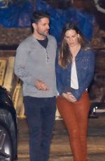 HILARY SWANK and Philip Schneider Out for Dinner at Soho in Malibu 02/09/2018