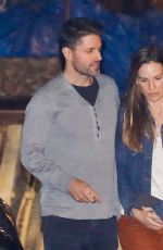 HILARY SWANK and Philip Schneider Out for Dinner at Soho in Malibu 02/09/2018