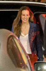 HILARY SWANK and Philip Schneider Out for Dinner at Soho in Malibu 02/09/2018
