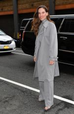 HILARY SWANK Arrives at Ralph Lauren Fashion Show in New York 02/12/2018