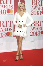 HOLLY WILLOGHBY at Brit Awards 2018 in London 02/21/2018