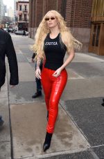 IGGY AZALEA Leaves Z100 Studio in New York 02/15/2018
