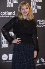 IMOGEN POOTS at Mobile Homes Premiere at Glasgow Film Festival 02/26/2018