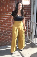 INANNA SARKIS Arrives at Alice + Olivia Fashion Show at NYFW in New York 02/13/2018