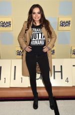 INGRID BISU at Game Night Premiere in Los Angeles 02/21/2018