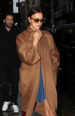 IRINA SHAYK Leaves Her Hotel in New York 02/11/2018