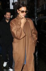 IRINA SHAYK Leaves Her Hotel in New York 02/11/2018