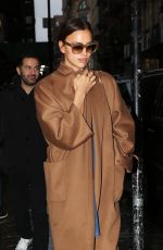 IRINA SHAYK Leaves Her Hotel in New York 02/11/2018