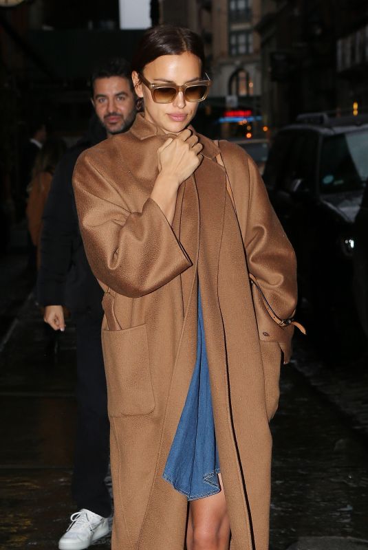 IRINA SHAYK Leaves Her Hotel in New York 02/11/2018