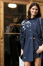 ISABELI FONTANA Arrives at Oscar De La Renta Fashion Show in New York 02/12/2018