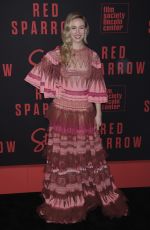 ISABELLA BOYLSTON at Red Sparrow Premiere in New York 02/26/2018