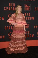 ISABELLA BOYLSTON at Red Sparrow Premiere in New York 02/26/2018