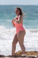 ISKRA LAWRENCE and NINA AGDAL in Bathing Suit on the Set of Aerie Photoshoot in Tulum 02/21/2018