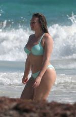 ISKRA LAWRENCE and NINA AGDAL in Bathing Suit on the Set of Aerie Photoshoot in Tulum 02/21/2018