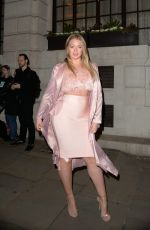 ISKRA LAWRENCE at Wonderland Magazine x MTV Party at London Fashion Week 02/16/2018