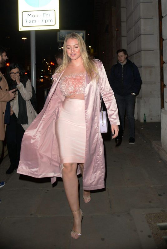 ISKRA LAWRENCE at Wonderland Magazine x MTV Party at London Fashion Week 02/16/2018