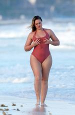 ISKRA LAWRENCE in Swimsuit at a Beach in Tulum 02/21/2018